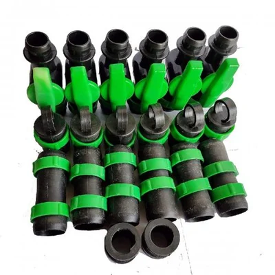 Complete Accessories Set (End Cap, Cock, Joiner and Grommet) for 40 mm Rain Pipe | 6 pieces Each